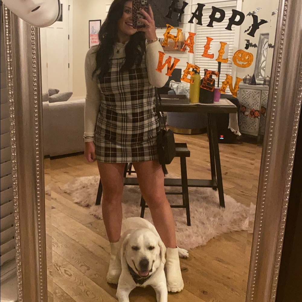 Plaid Mini Dress